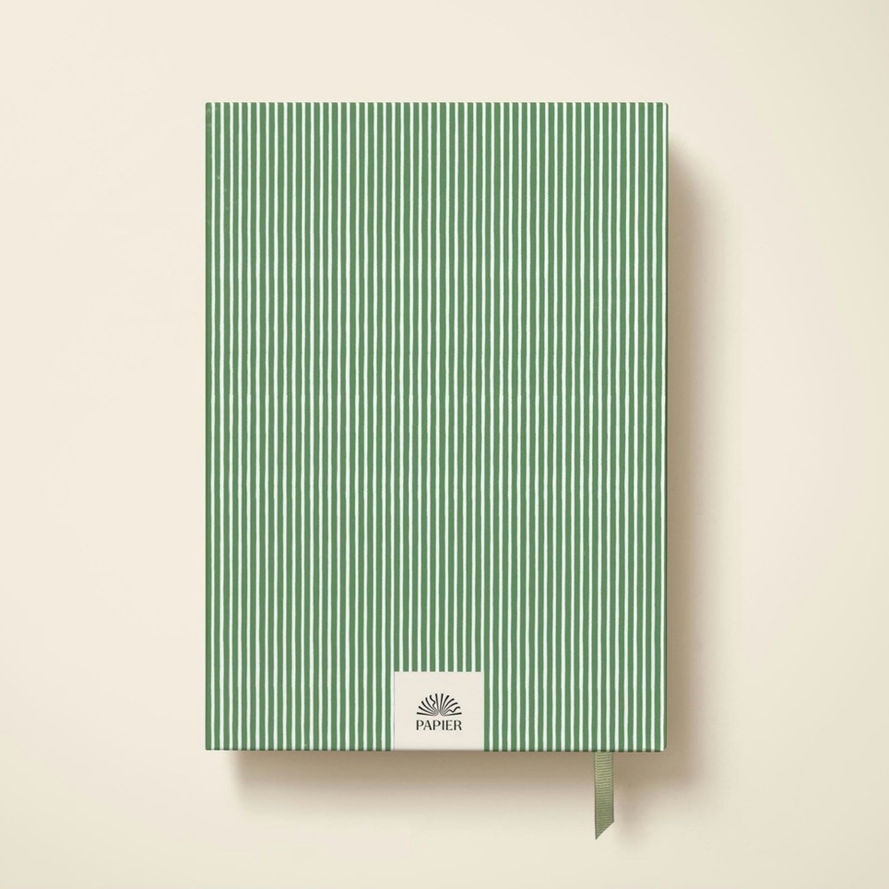 Eat Well Papier Green Recipe Journal Book - Picture 3 of 10
